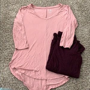 New York & Company Soho soft 3/4 sleeve tee